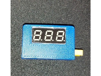 bateria voltímetro lipo Adão 86 3d print model - Mito3D