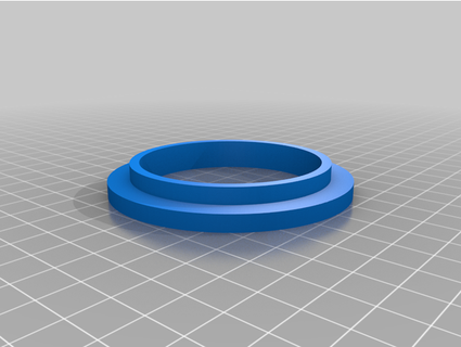 085 anello adattatore faro ricaricato 3d print model - Mito3D