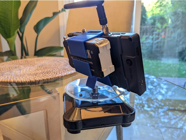 şişko köpek balığı trafo pil Kulp destek kickstand hava aracı 3D print model - Mito3D