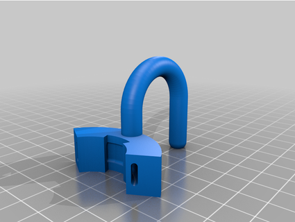 wire shelf hook claghorn  3d print model - Mito3D