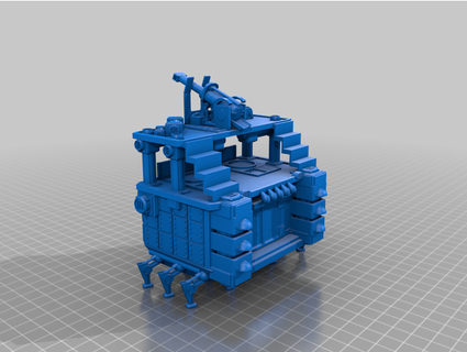 fhw fortress desk twitch tv thefreeheathen 3d print model - Mito3D