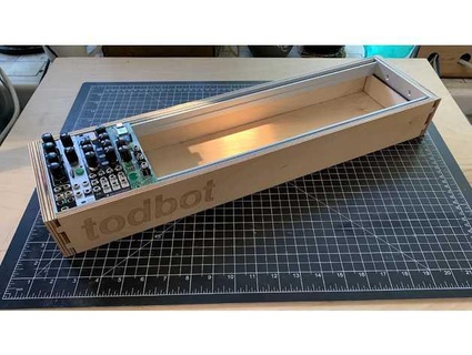 lasercut eurorack modular synth skiff case todbot 3d print model - Mito3D