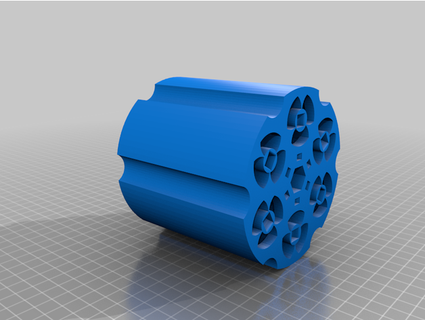 nerf boomdozer shotgun cylinders cymorg4 3d print model - Mito3D