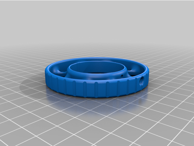 parallaxe roue Loup feu 37mm mcorp 3D print model - Mito3D