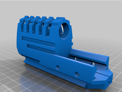 walther ppq 43 cal paintbal pistol compensator remix drabisko 3d print model - Mito3D