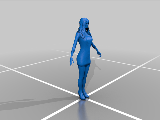 dançarino menina personagem 3d modelo sara1370 3D print model - Mito3D