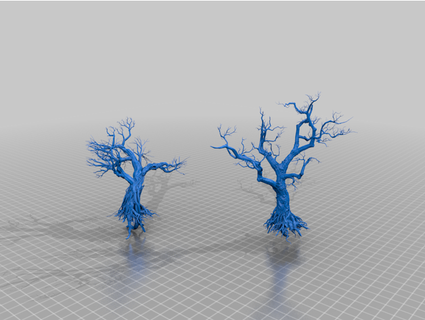 gnarly trees 2 - terrain jimjimjimmyjim 3d print model - Mito3D