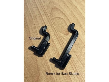 Ikea Skadis kırlangıç kancası pegboard binmek yeniden düzenleme arayel 3d print model - Mito3D