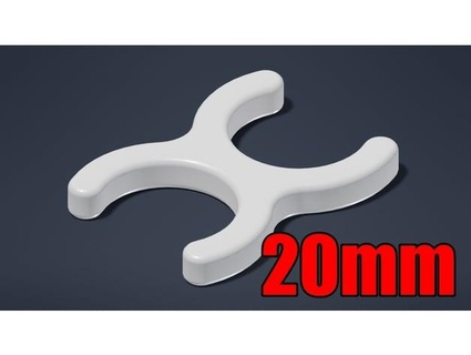 20mm pvc pipe matrix clip phoenlx 3d print model - Mito3D