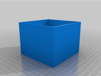 Müll Schublade Basic Organisation Box 100mm Williamcran 3d print model - Mito3D