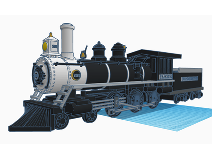 Anayasa lokomotif delta gama 3d print model - Mito3D