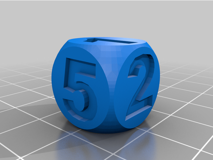 dice waddlegoggles 3d print model - Mito3D