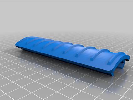 picatinny rail cover maxdebrabander 3d print model - Mito3D