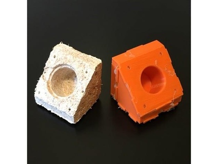 mycelium speaker components mold ehans makes 3d print model - Mito3D