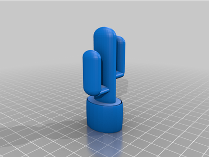 cactus chasseur coups 3d print model - Mito3D