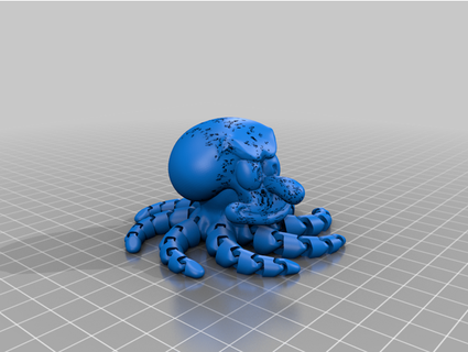 polpo squidward mkbyteme 3d print model - Mito3D