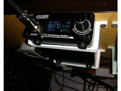 ksger t-12 soldering station mounting bracket androxilogin 3d print model - Mito3D