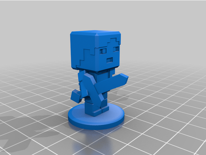 Minecraft Alex Miniatur hobbygamecraft 3d print model - Mito3D