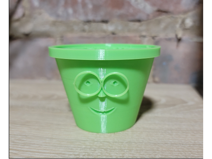 happy pot plant glasses nausferatu 3d print model - Mito3D