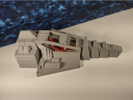 planetario explorador módulo astronave alfa petesfiguras accion 3d print model - Mito3D