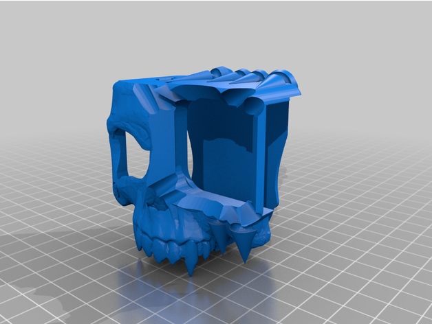 gopro hero 9 skull mount drunkmaster 3D print model - Mito3D