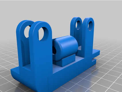 cr-10s pro filament roller body filter whackedinferno 3d print model - Mito3D