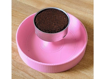 moka pot coffee filter holder grind catcher jelson 3d print model - Mito3D