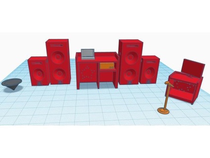 mini karaoke dj sistem sevmek gerçek destined2be2014 3d print model - Mito3D
