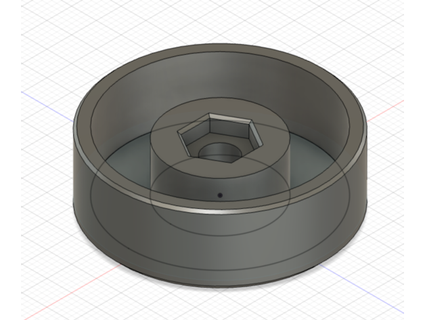 mahlkoenig prom grinder adjustment knob dkissling 3d print model - Mito3D