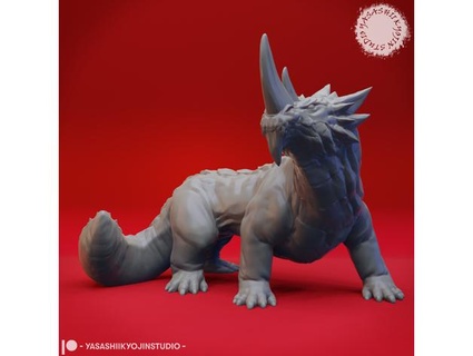 guard drake - tabletop miniature yasashii 3d print model - Mito3D