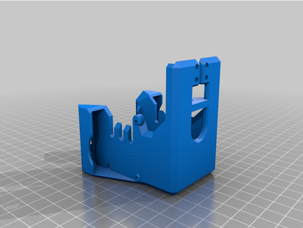 blv mgn yeniden düzenleme metal taşıma ikiz blok kalkan hayran kesmek benpet 3d print model - Mito3D