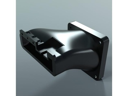 tesla k80 ventilador adaptador 80 80mm aficionados mrcadillacsts 3d print model - Mito3D