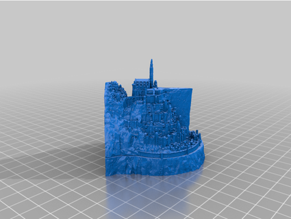 Minas Tirith topper ev 3d print model - Mito3D