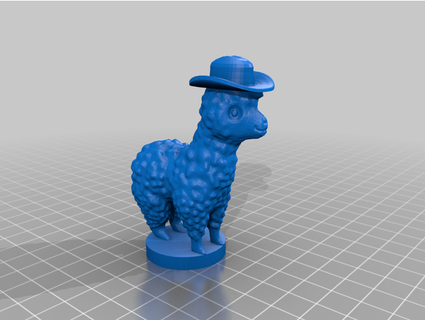 alpaca gorra jakob 2574 3d print model - Mito3D