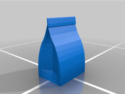 paper lunch sack g2bb 3d print model - Mito3D