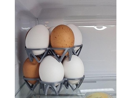 egg storage - save space fridge hartvik 3d print model - Mito3D