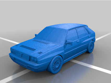 Lancia delta hf intégrale évolution partie 3d print model - Mito3D