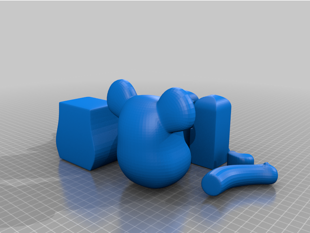 oso ladrillo high3dprint 3D print model - Mito3D