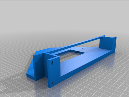 10 polegada cctv caixa conjunto prateleira trilhos wayneox 3d print model - Mito3D