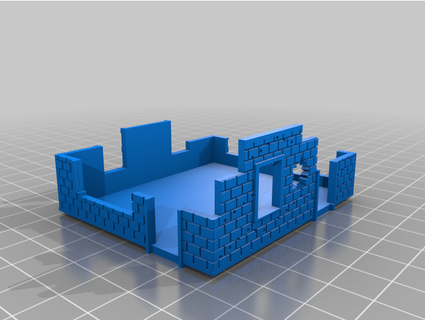 fow destruir dañar casa ártico zorro 3d print model - Mito3D