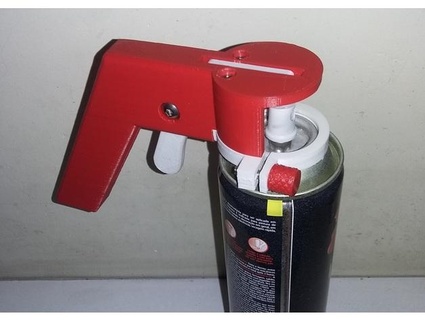 spray handle - m4 holder side anicolai 3d print model - Mito3D