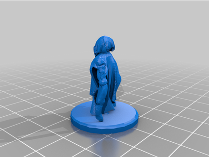 druid wizard staff redfootfeet 3d print model - Mito3D