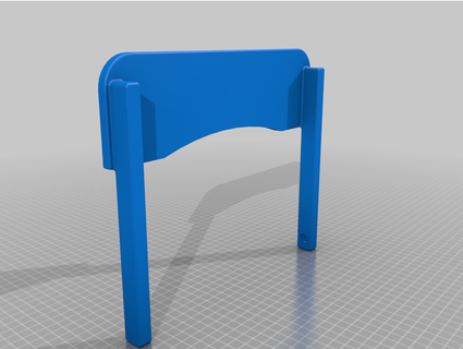 blaireau panier poupée haute chaise plateau tyrannie 3d print model - Mito3D