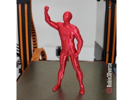 spider man apoyo gratis remezclar robin3dverse 3d print model - Mito3D