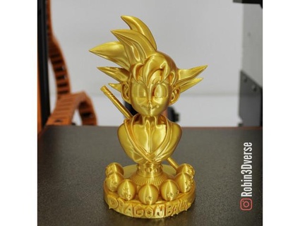 Goku ragazzo supporto gratuito remixare robin3dverse 3d print model - Mito3D