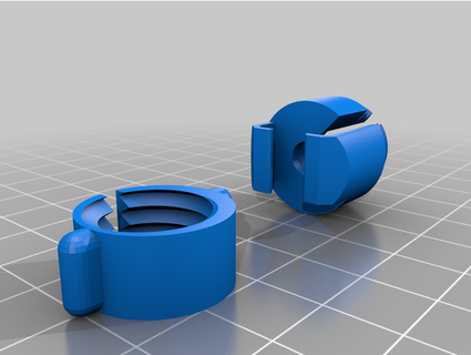 filament guider filtre attachement terre 3d print model - Mito3D