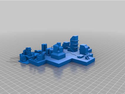 neo tilted deltagamma 3d print model - Mito3D