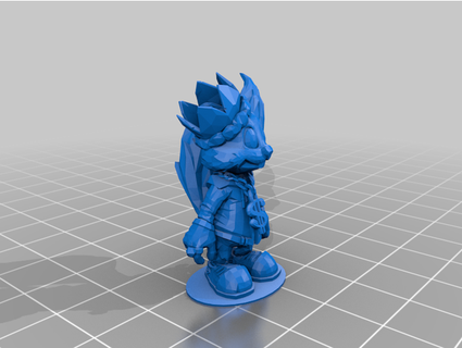 bossposes -conker -free kodiking 3d print model - Mito3D