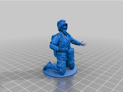 bossposes -death stranding kodiking 3d print model - Mito3D