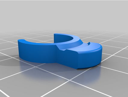 v core 3 sırt omurgası kablo klips ayak 3d print model - Mito3D